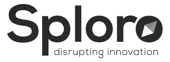 Logotipo Sploro: Disrupting innovation